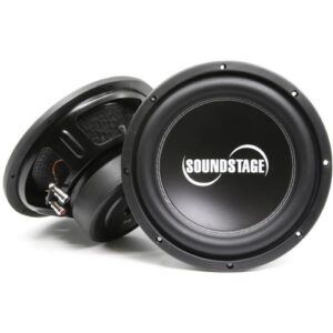 Soundstage 10" 400 Watts Peak / 200 Watts RMS at 4 Ohms SVC Subwoofer - Single