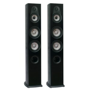 Soundstage Atmosphere T6 Three-Way Tower Speakers with 250 Watts 8 Ohms Peak Power Handling - Pair