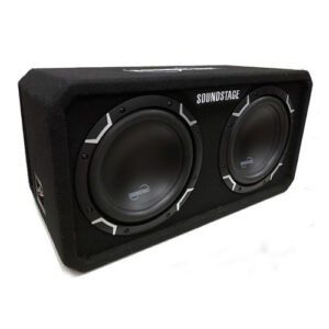Soundstage BA Series Dual 10" 600 Watts RMS Combined Loaded Subwoofer Enclosure